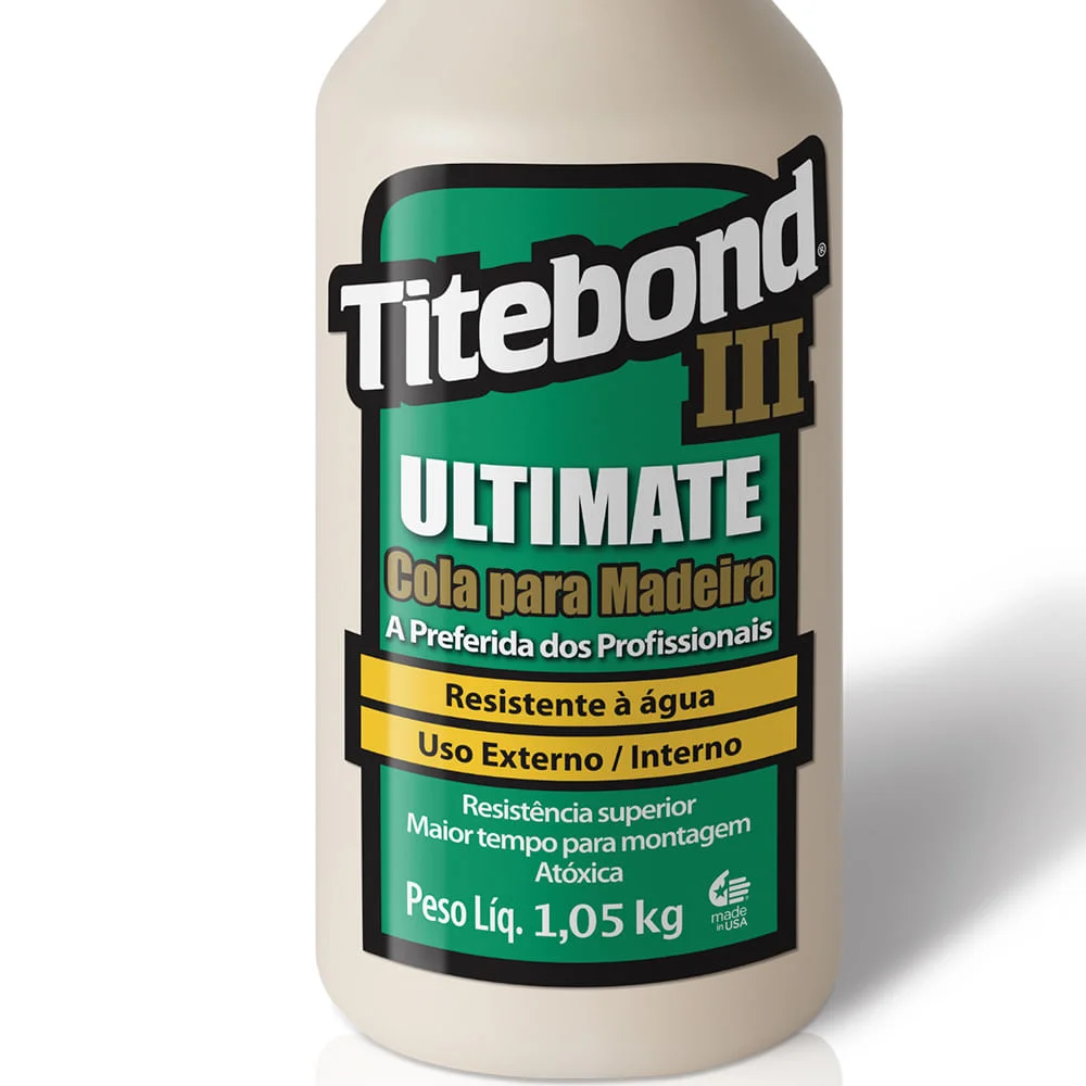 Kit 2 Colas para Madeira III Ultimate Wood Glue 946ml Titebond