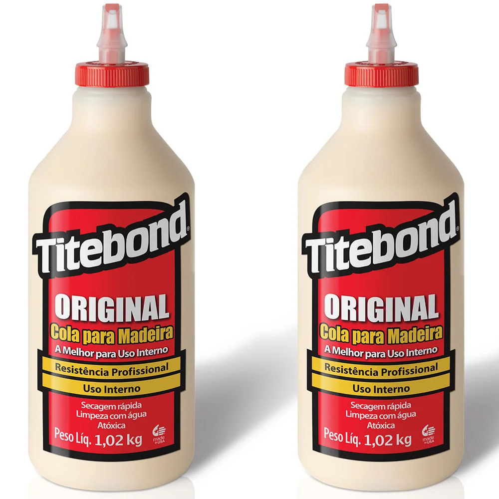 Kit 2 Colas para Madeira Original Wood Glue 946 ml Titebond