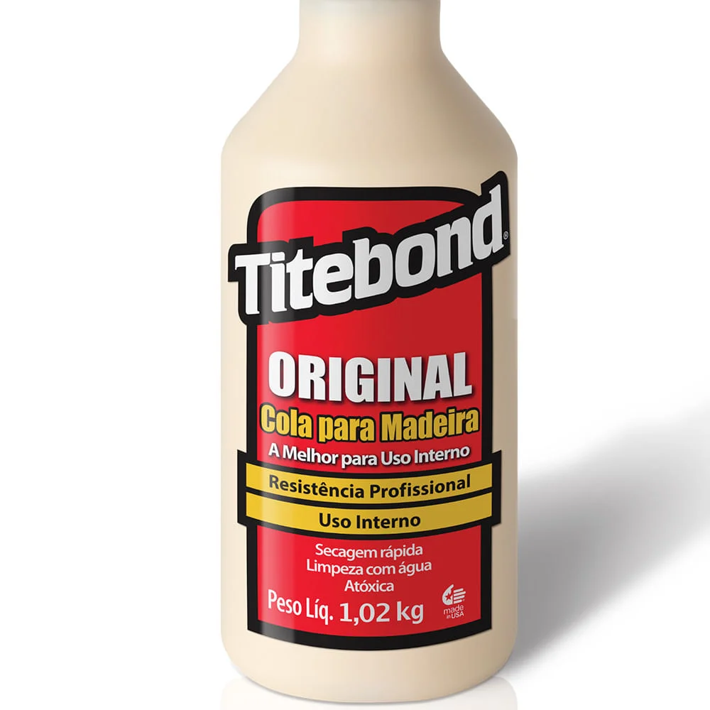 Kit 2 Colas para Madeira Original Wood Glue 946 ml Titebond