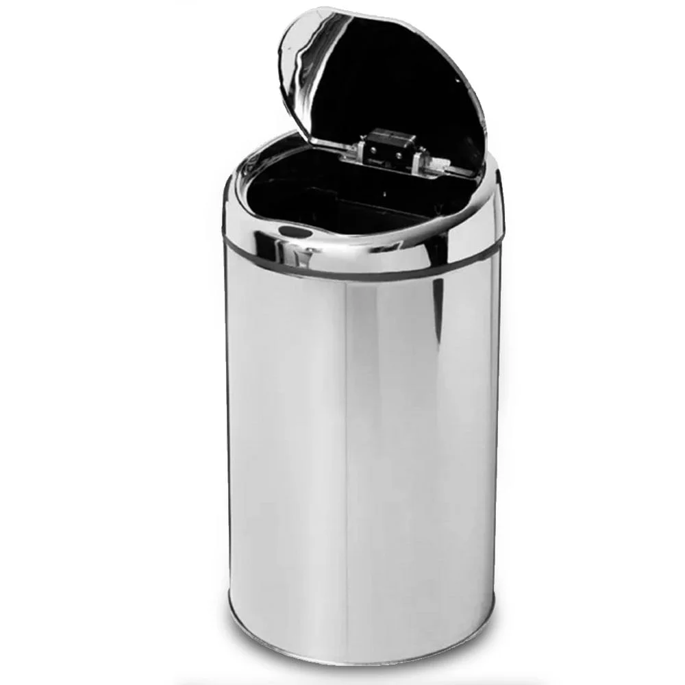 Kit 2 Lixeiras Automáticas com Sensor em Aço Inoxidável 6 Litros NKF