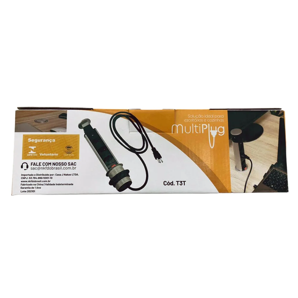 Kit 2 Torres de Tomada Multiplug 3 Tomadas