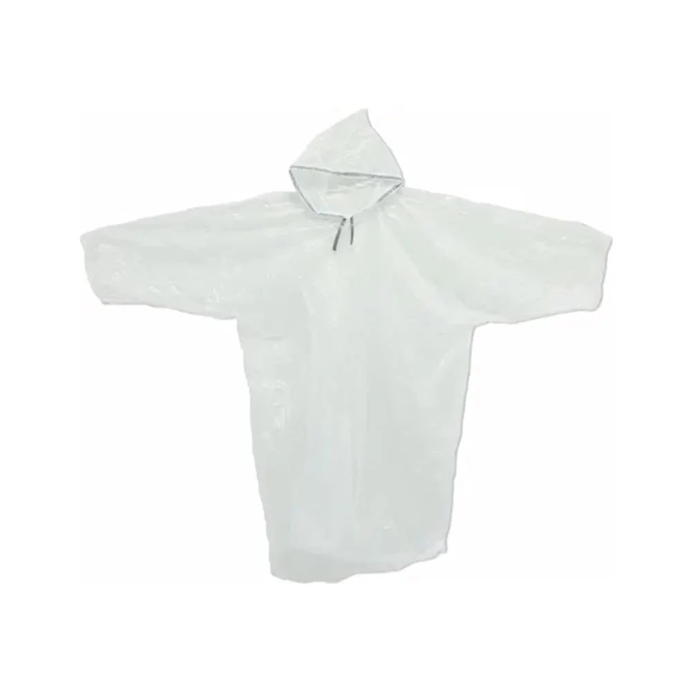 Kit 20 Capas de Chuva Transparente Descartável
