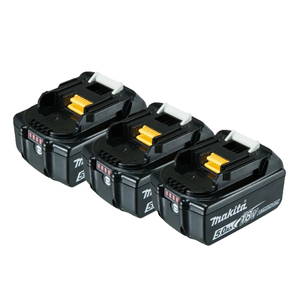 Kit 3 Baterias LI ION 18V 5.0Ah BL1850B 197280-8 Makita