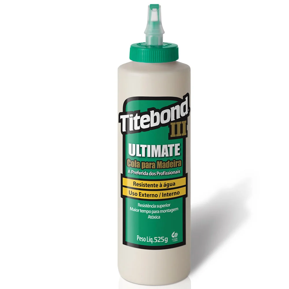 Kit 3 Colas para Madeira III Ultimate Wood Glue 473 ml Titebond