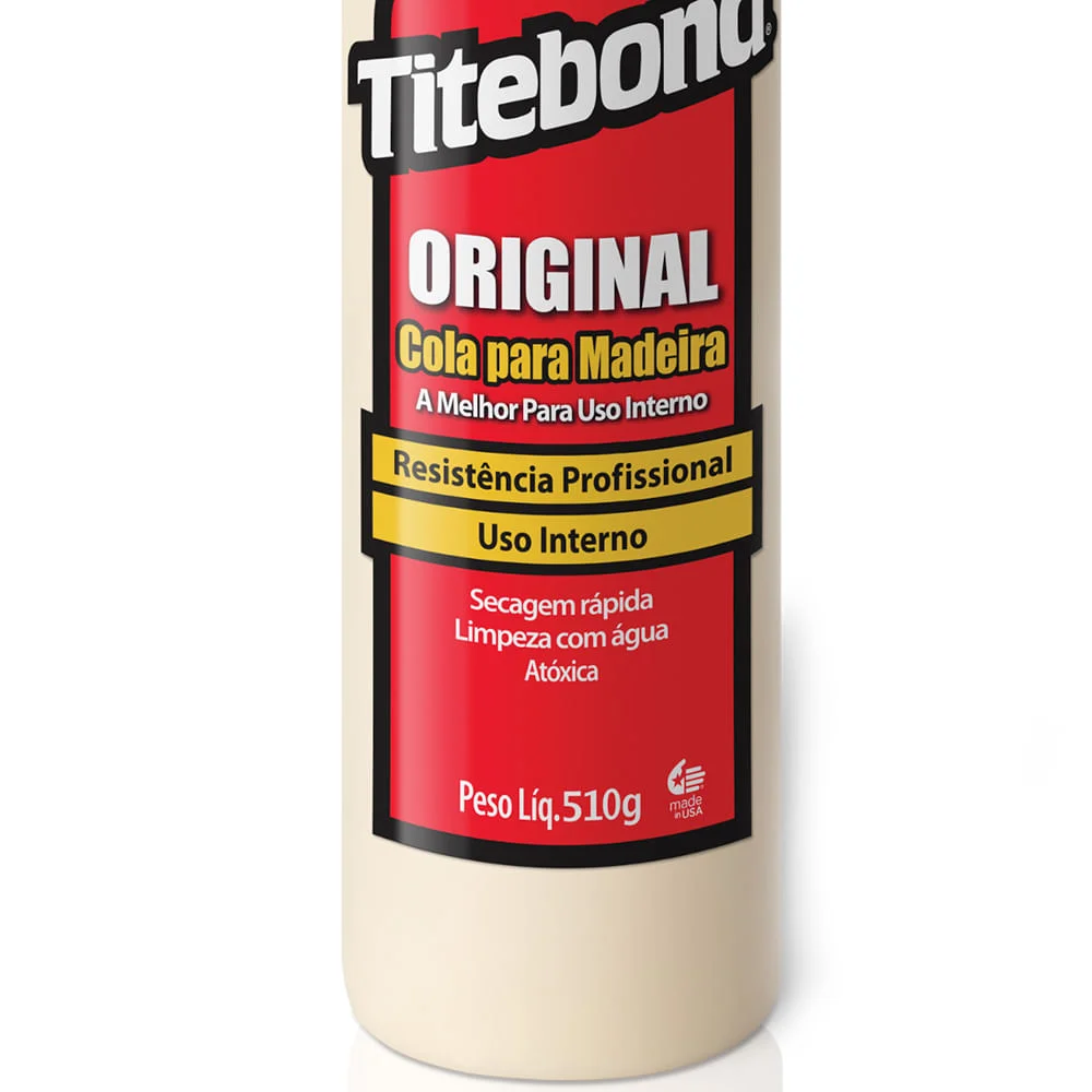 Kit 3 Colas para Madeira Original Wood Glue 473 ml Titebond
