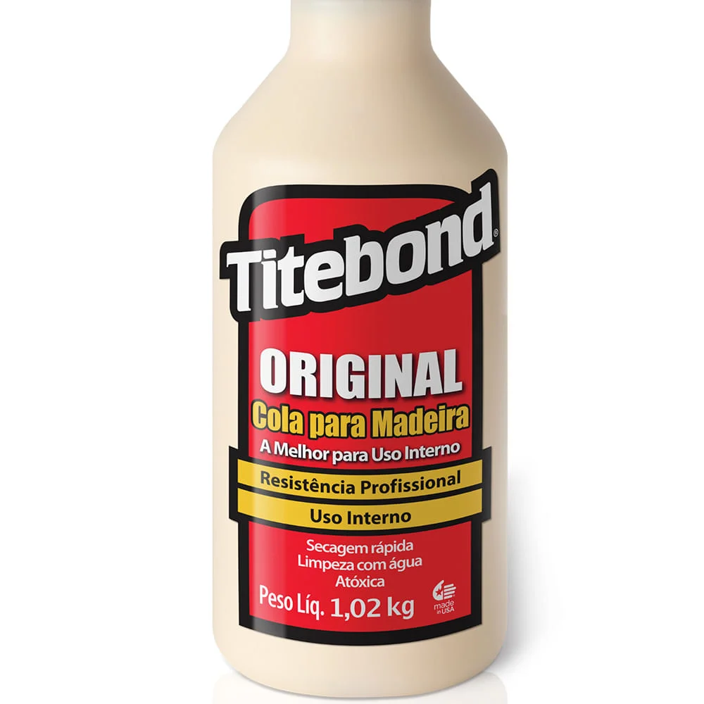 Kit 3 Colas para Madeira Original Wood Glue 946 ml Titebond