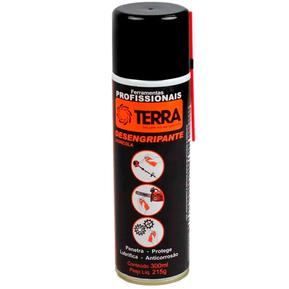 Kit 3 Desengripantes Agrícola 300ml Terra Equipamentos