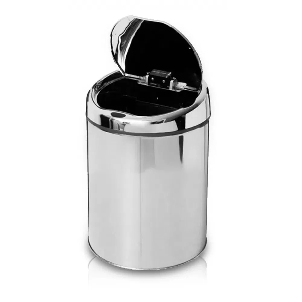Kit 3 Lixeiras Automática com Sensor em Aço Inoxidável 3 Litros NKF