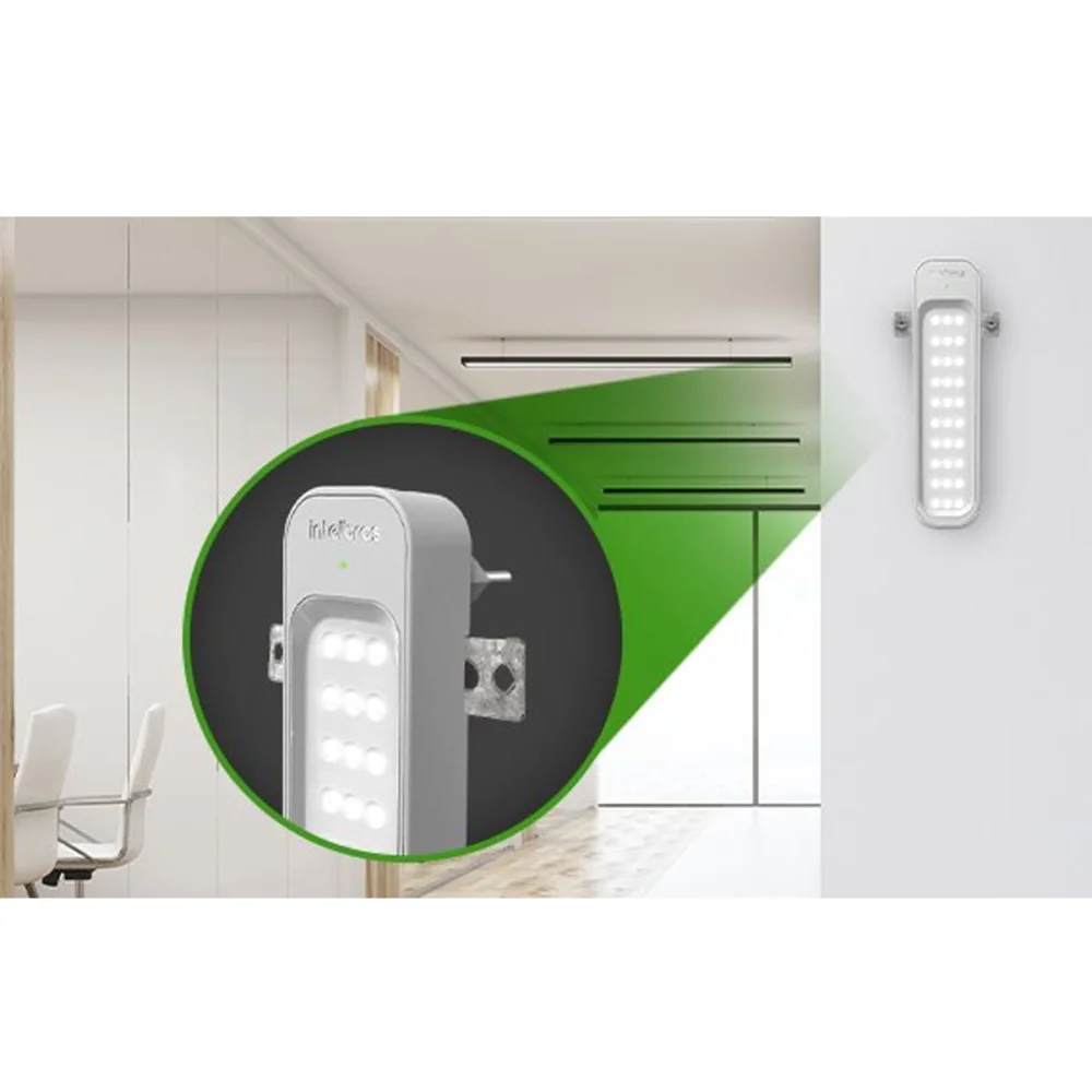 Kit 3 Luminárias de Emergência Autônoma LEA 150 4630032 Intelbras