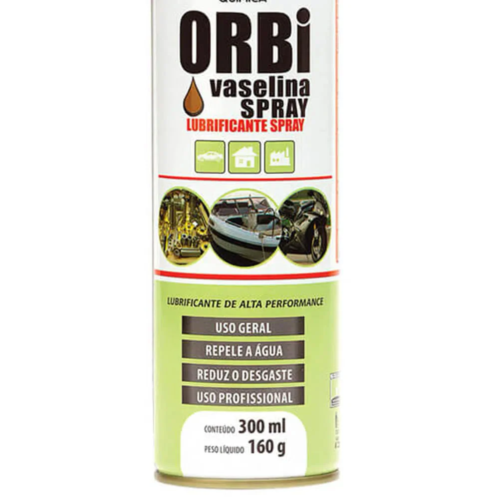 Kit 3 Vaselinas em Spray 160g 300ml Orbi