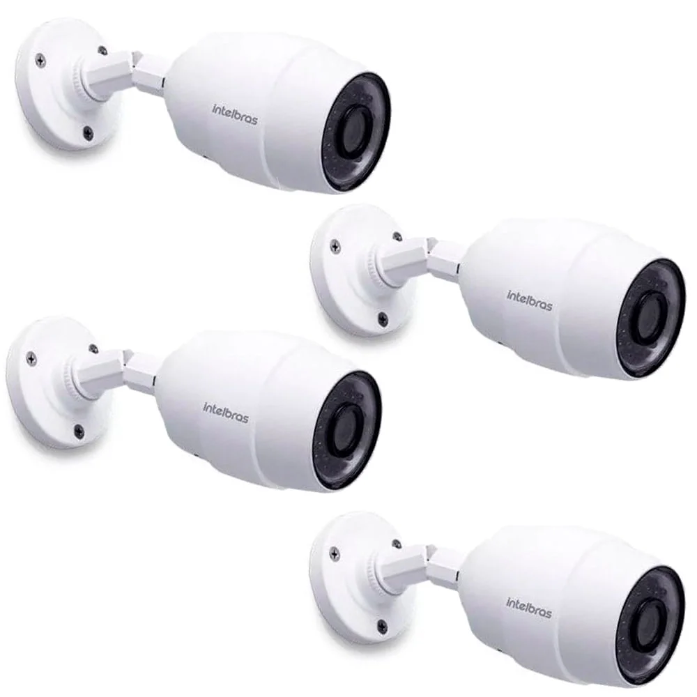 Kit 4 Câmeras de Segurança Wi-Fi HD iC5 Intelbras