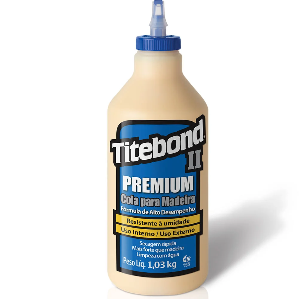 Kit 4 Cola para Madeira II Premium Wood Glue 946 ml Titebond