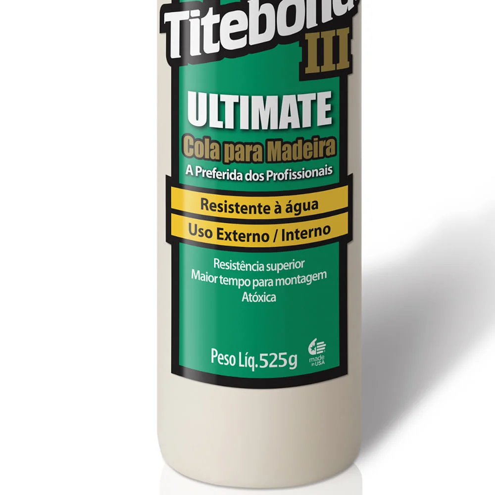 Kit 4 Colas para Madeira III Ultimate Wood Glue 473 ml Titebond