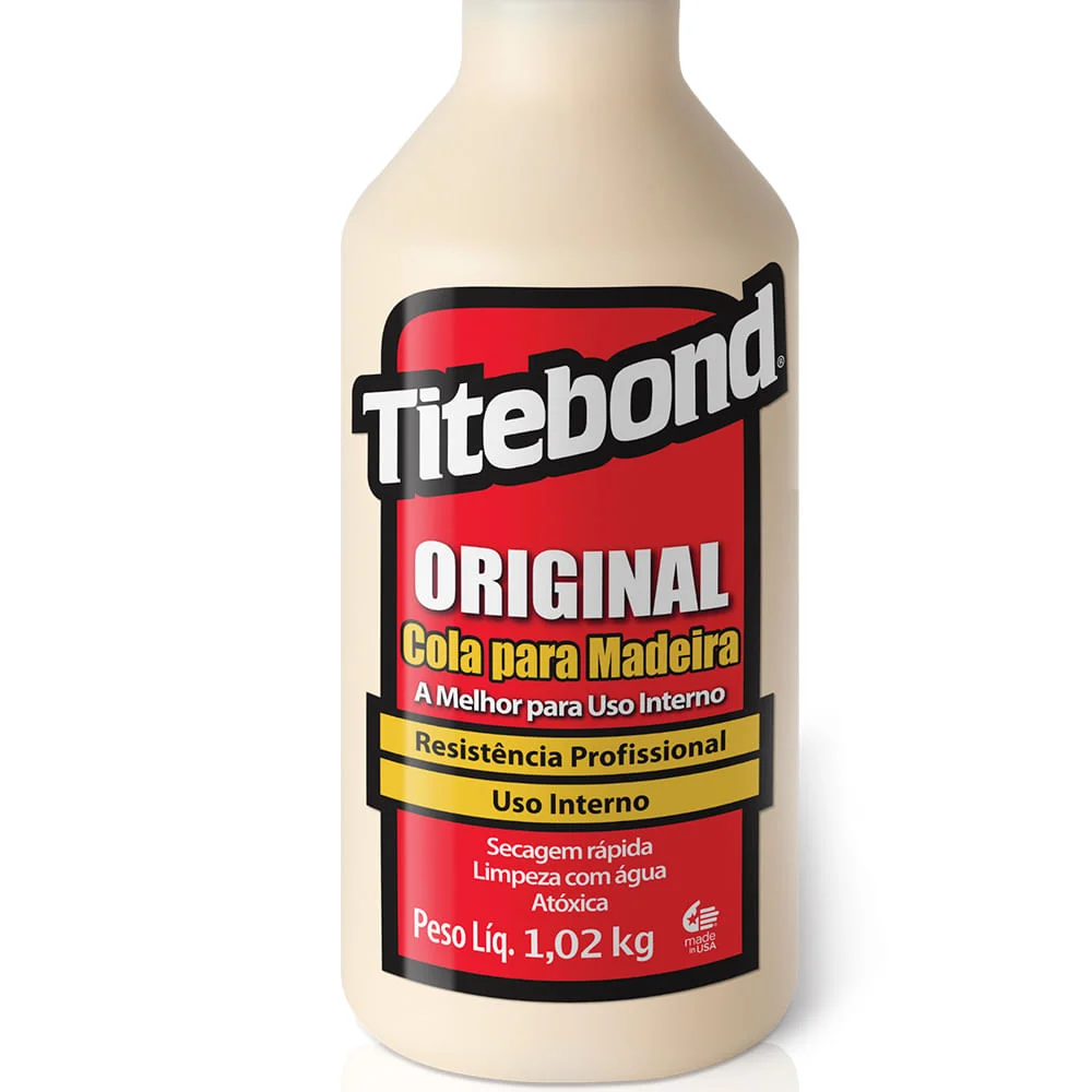 Kit 4 Colas para Madeira Original Wood Glue 946 ml Titebond