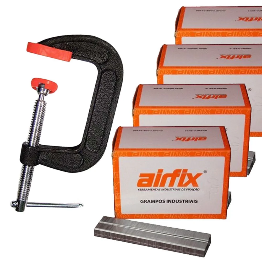 KIT 4 Grampos Sargento Tipo C Nº6 150×150x250mm 206069 MTX