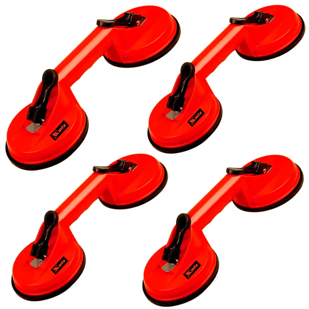 Kit 4 Ventosas Dupla para Transporte de Superfícies Lisas 8751555 Sparta