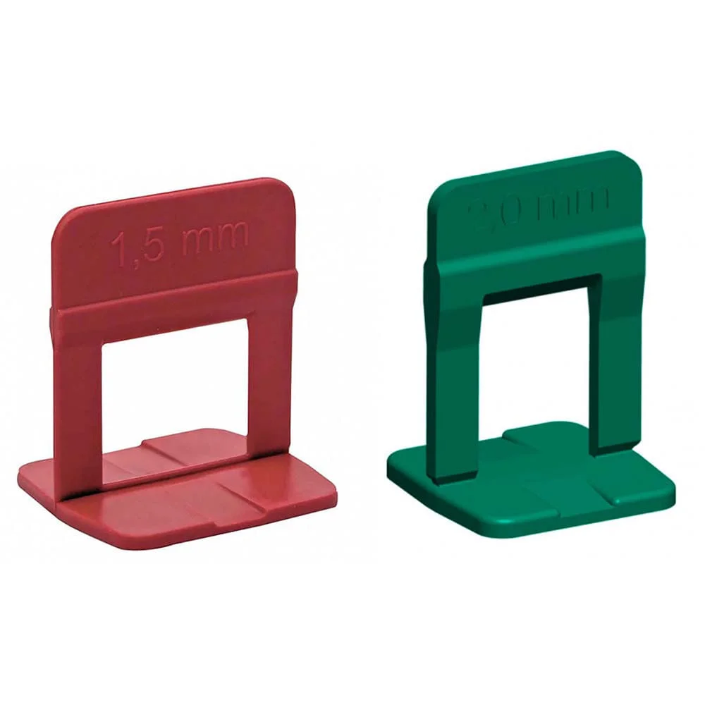 Kit 5 Pacotes com 100 Espaçadores 15mm e 5 Pacotes de Espaçadores 20mm