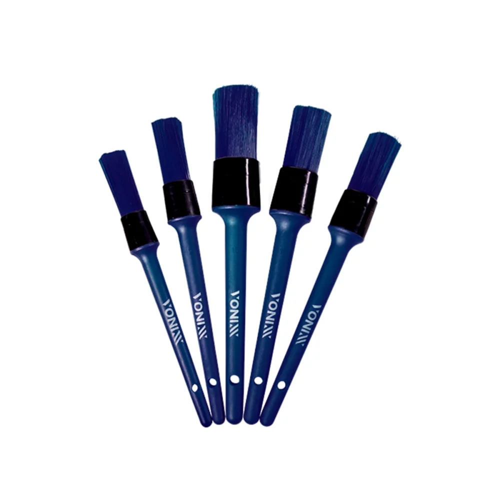 Kit 5 Pincéis para Detalhamento Interno e 5 Pincéis para Detalhamento Externo