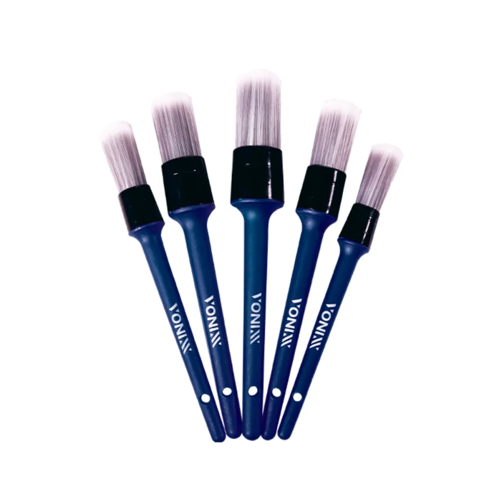 Kit 5 Pincéis para Detalhamento Interno e 5 Pincéis para Detalhamento Externo