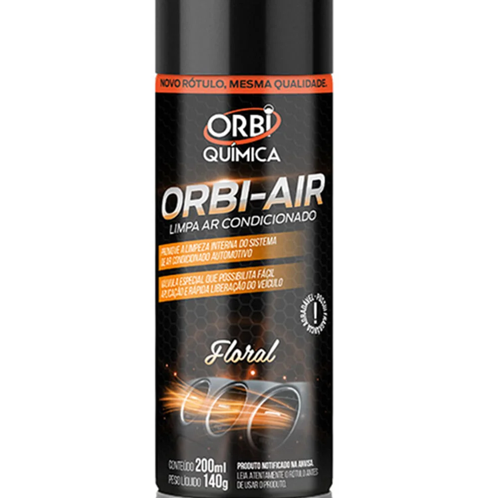 Kit 6 Limpa Ar Condicionado 200ml 140g Orbi