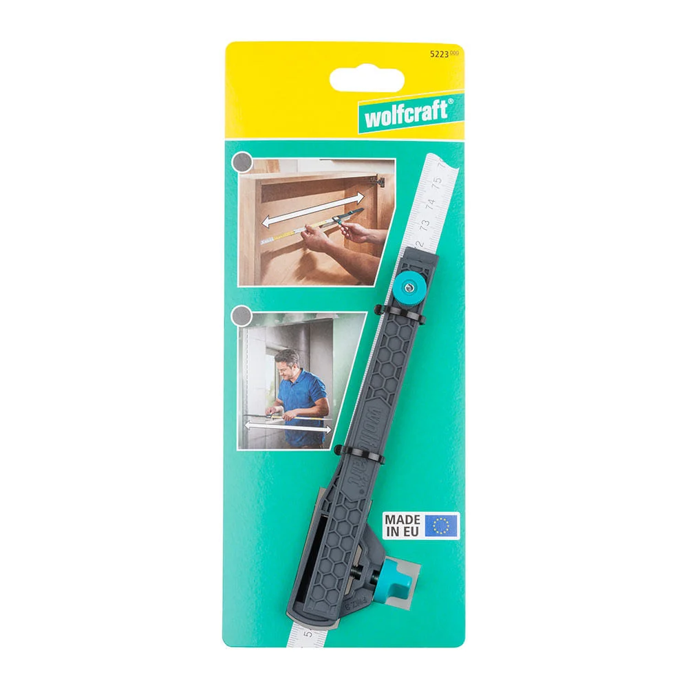 Kit Adaptador de Medição Interna 522300 e Metro de Precisão 2M 522700 Wolfcraft