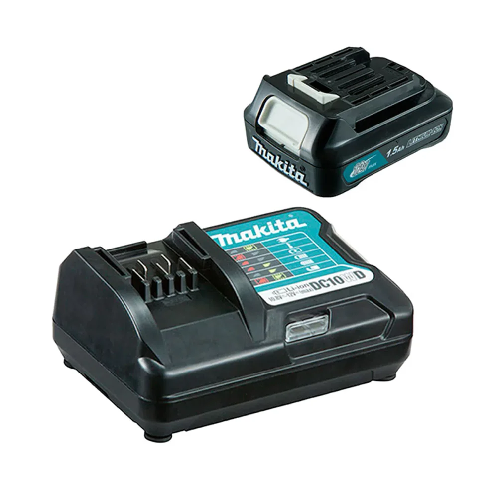 Kit Aspirador de Pó 12V CL106FDZW e Parafusadeira Furadeira HP333DWYX3 Makita