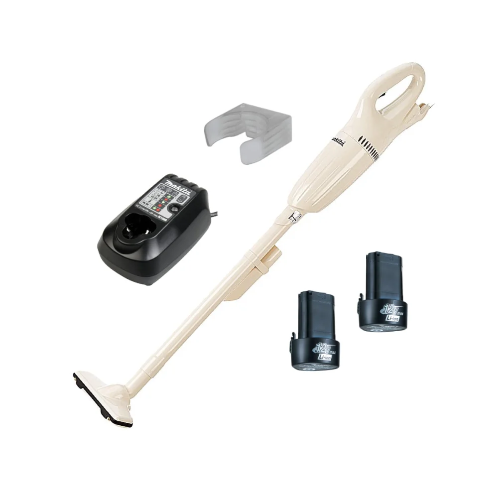 Kit Aspirador de Pó CL100D Makita e 2 Baterias e Carregador e Suporte de Parede