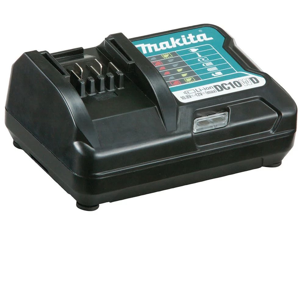 Kit Bateria Í de Lítio 12V BL1021B Makita e Carregador Max-DC10WD