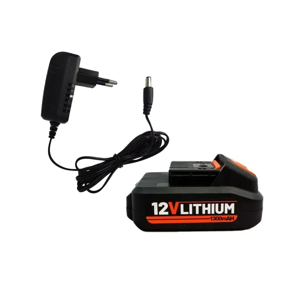 Kit Bateria para Furadeira 12V 1300mAh D028 e Carregador para Bateria D028 NKF