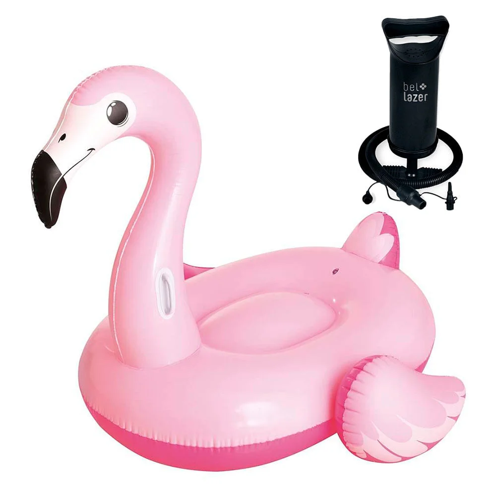 Kit Boia Flamingo Rosa Tamanho Grande 1979 Mor e Bomba Manual 120200