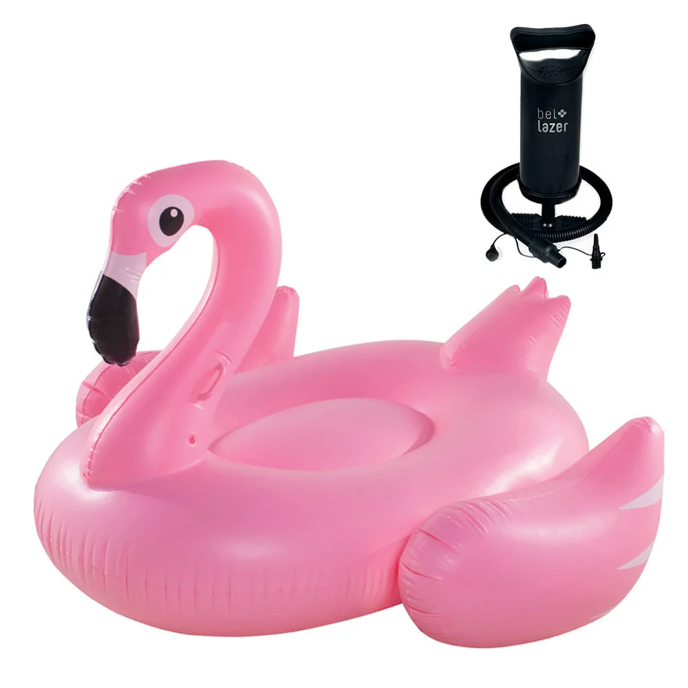 Kit Boia Inflável Especial Gigante Adulto 150700 Belfix e Bomba Manual 120200