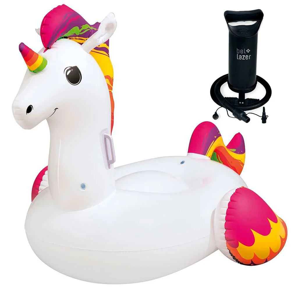 Kit Boia Unicórnio Tamanho Grande 1980 Mor e Bomba Manual 120200