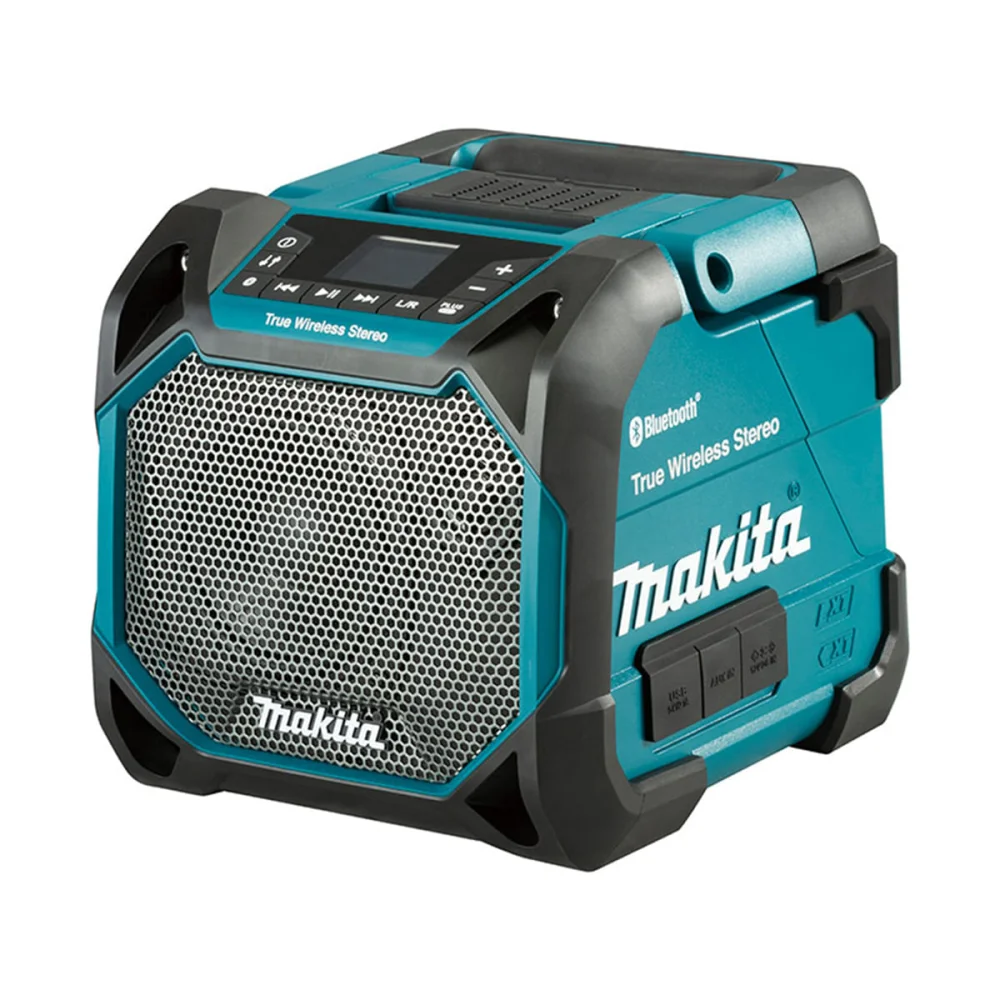 Kit Caixa de Som Portátil Bluetooth DMR203 Makita e Bateria 18V e Carregador