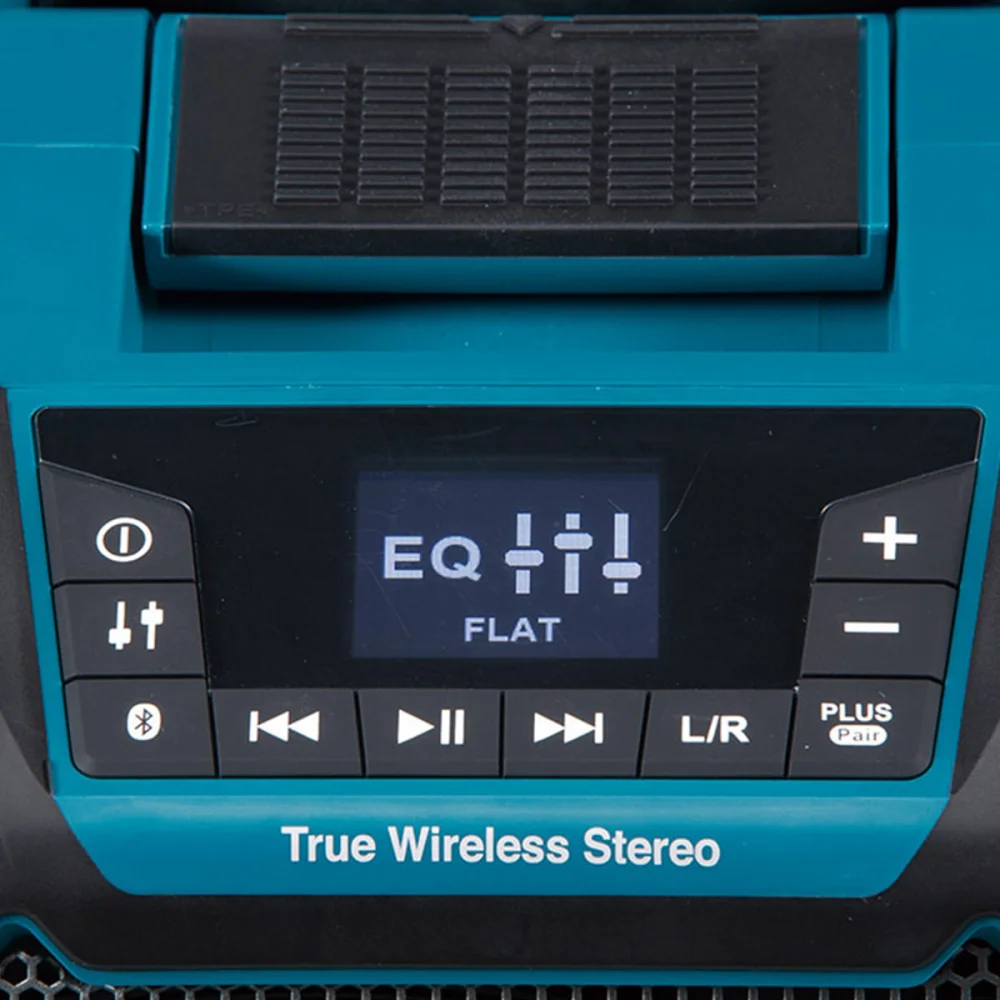 Kit Caixa de Som Portátil Bluetooth DMR203 Makita e Bateria 18V e Carregador