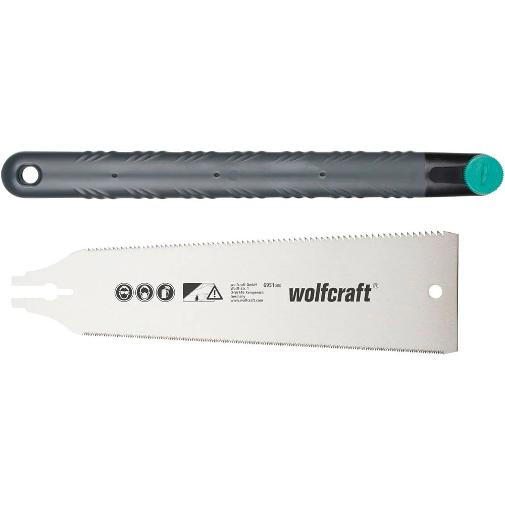 Kit Caixa Meia Esquadria com Medidor 694800 e Serrote Japonês 695100 Wolfcraft