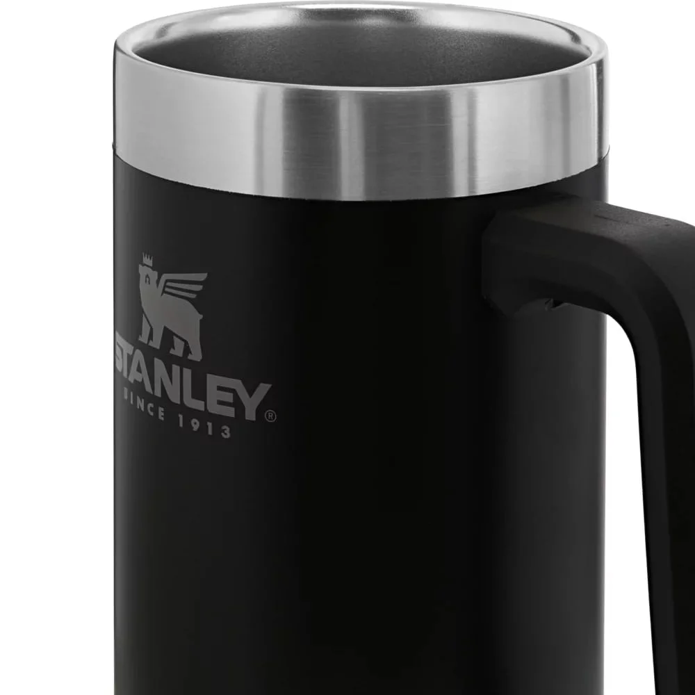 Kit Caneca Térmica de Cerveja 709ml Stanley e Caixa Térmica com Alça 24 Litros