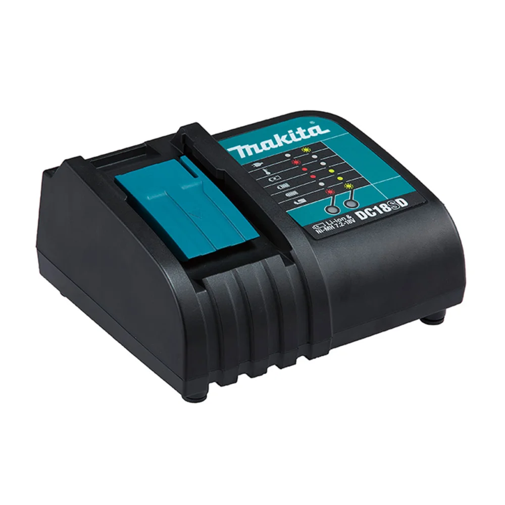 Kit Carregador de Bateria 14V a 18V DC18SD e Bateria 18V BL1830B 191E71-9 Makita Bivolt