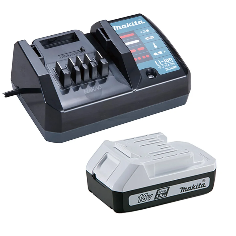 kit Carregador de Bateria 18V DC18WA e Bateria 1.5 Ah 18V BL1815G