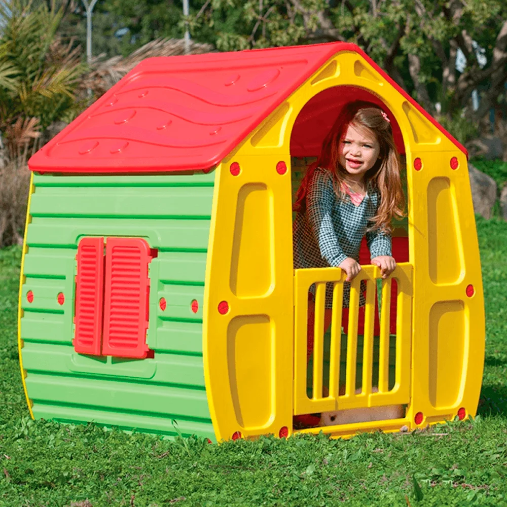 Kit Casinha de Brinquedo 561234 e Mercadinho Turma da Mônica 491300 Belfix