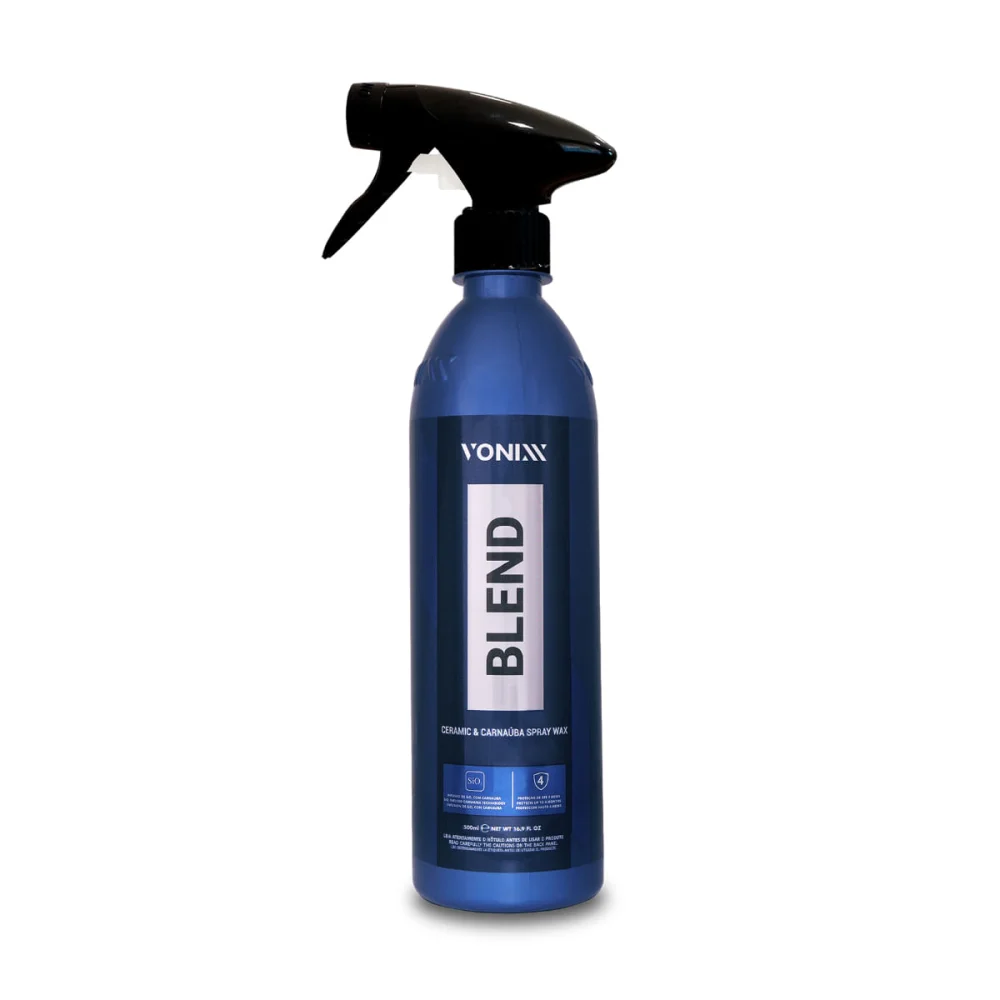 Kit Cera Automotiva Vitrificadora Blend Spray Carnaúba 2026002 Vonixx e Toalha