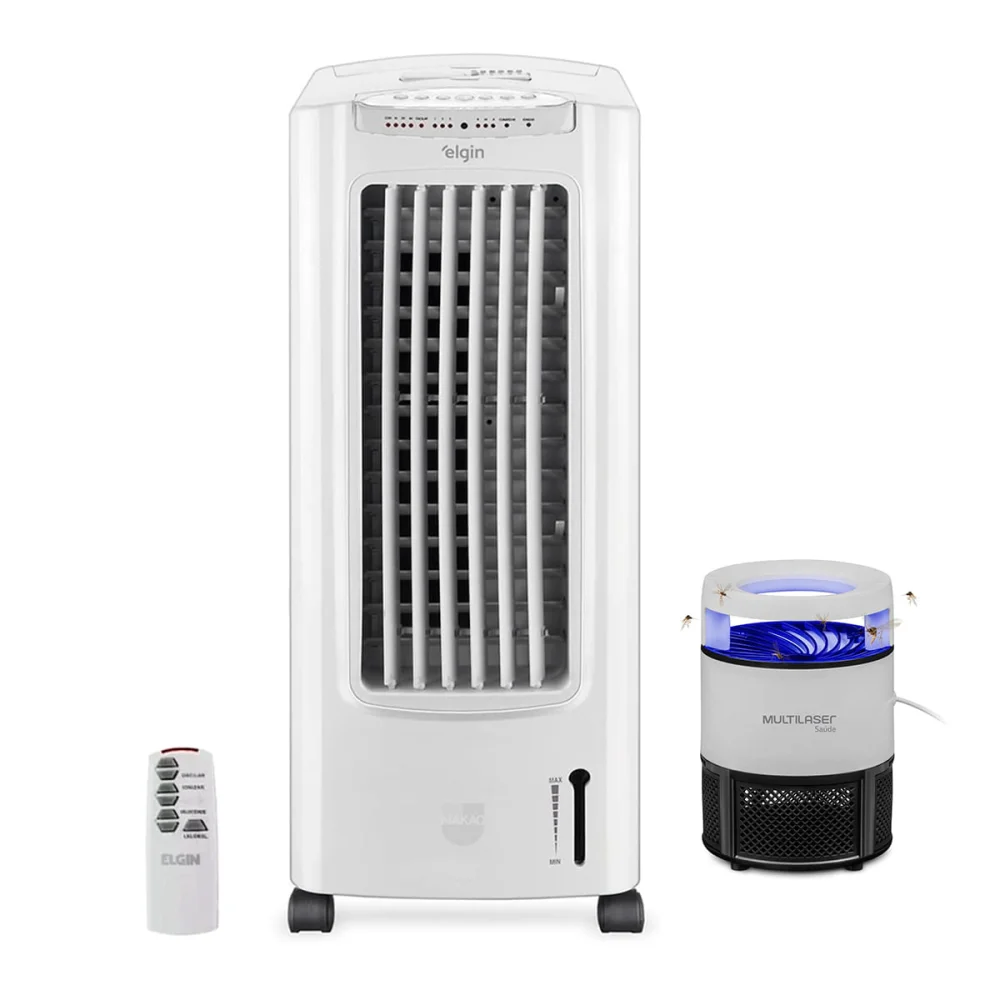 Kit Climatizador de Ar 75 Litros 60Hz Elgin e Armadilha Mata Insetos HC033