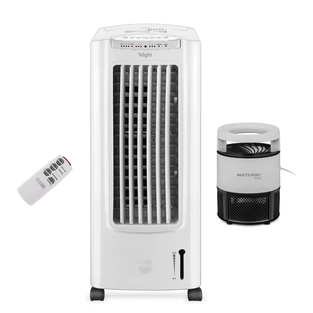 Kit Climatizador de Ar 75 Litros 60Hz Elgin e Armadilha Mata Insetos HC033