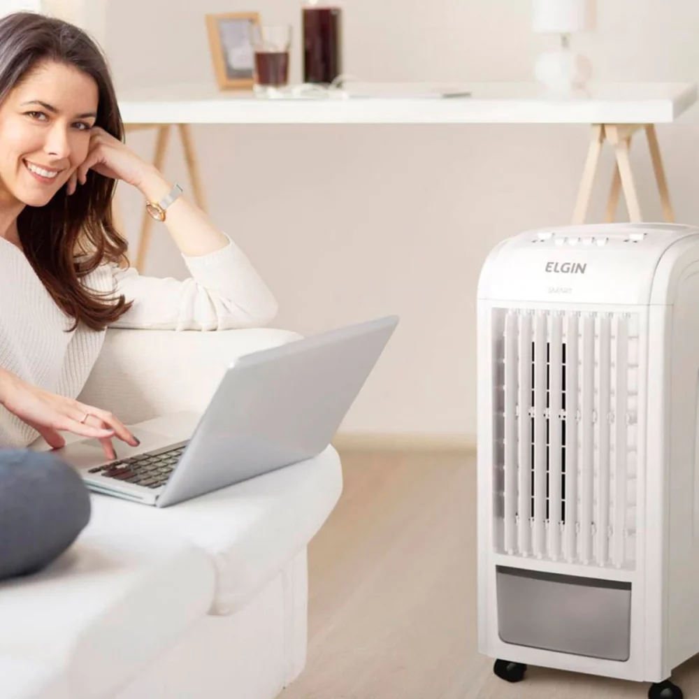 kit Climatizador de Ar Smart Frio 3.5 Litros Elgin e Armadilha Mata Insetos HC033