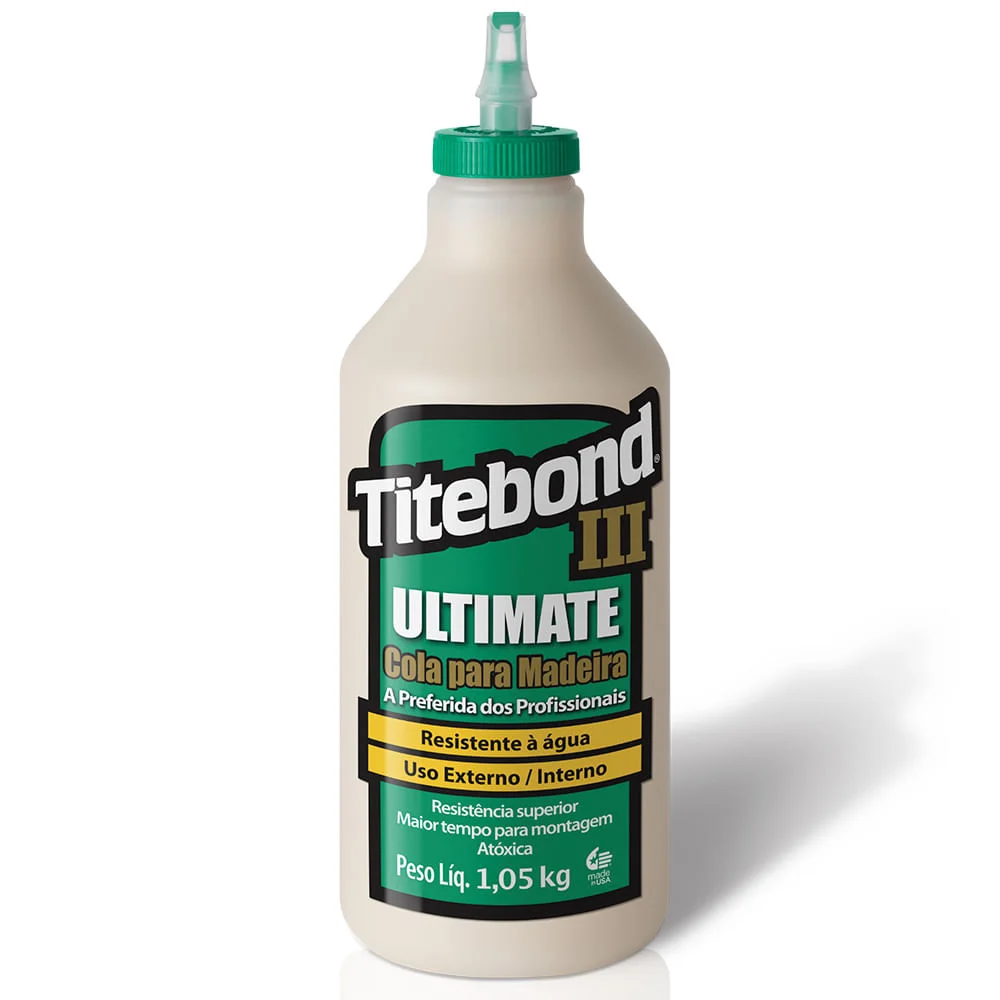 Kit Cola para Madeira III Ultimate 946 ml e Pincel de Silicone Titebond