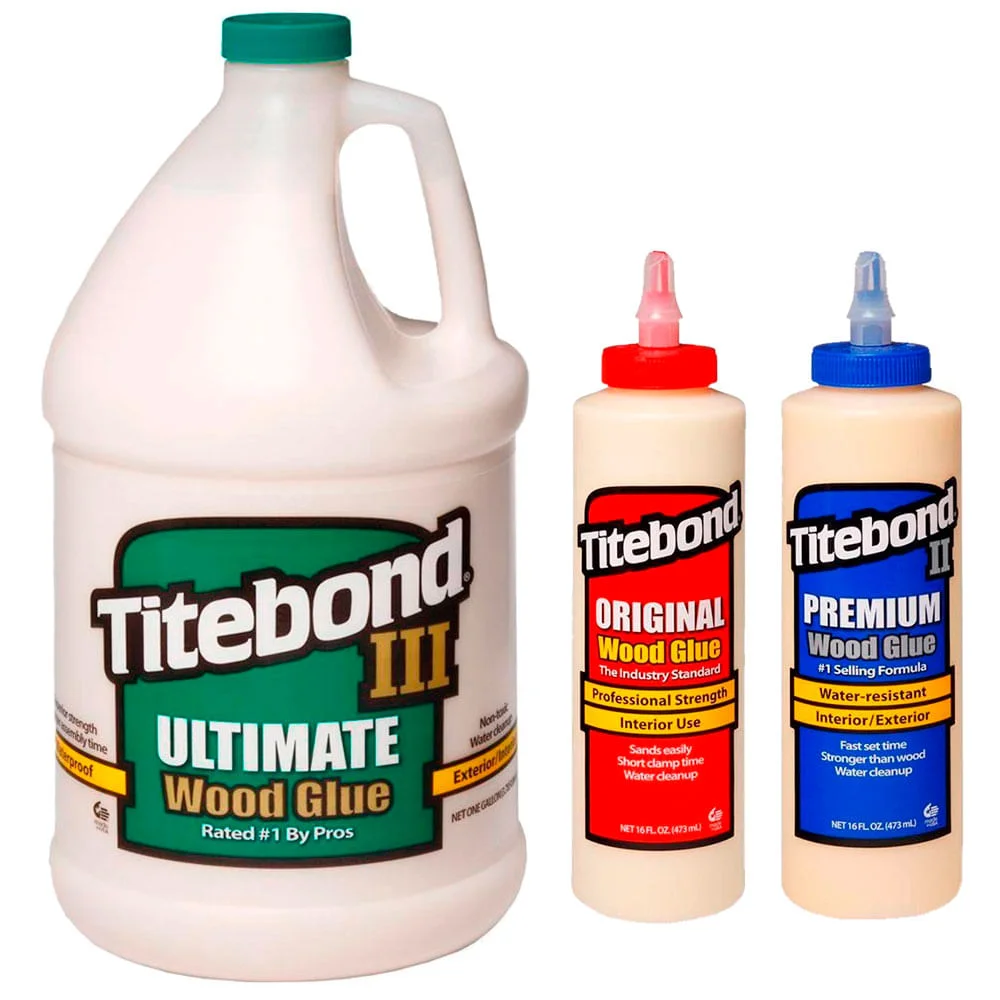 Kit Cola para Madeira Original e II Premium 473ml e III Ultimate 41Kg Titebond