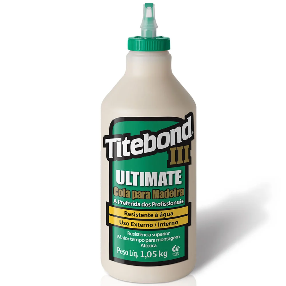 Kit Cola para Madeira Original e II Premium 473ml e III Ultimate 946ml Titebond