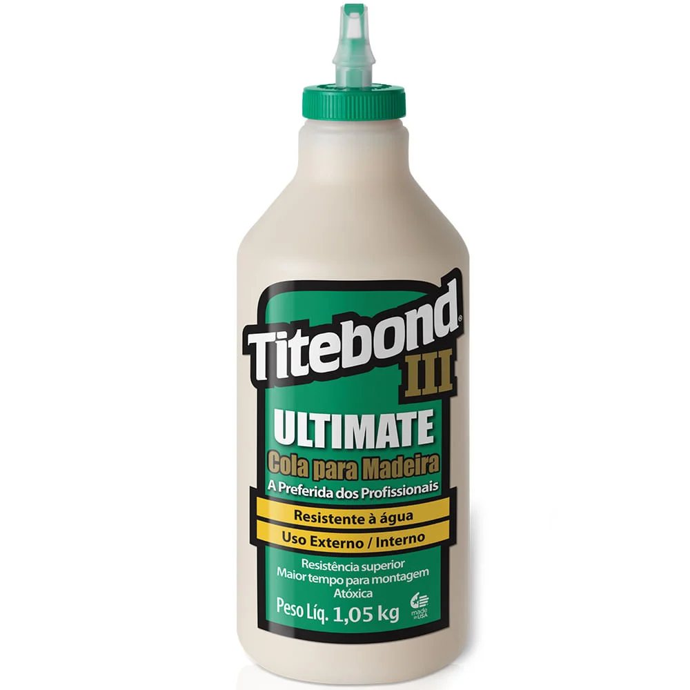 Kit Cola para Madeira Original e II Premium e III Ultimate 946ml Titebond