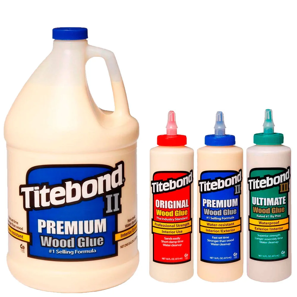 Kit Cola para Madeira Original e Premium e Ultimate 473ml Premium 41Kg Titebond