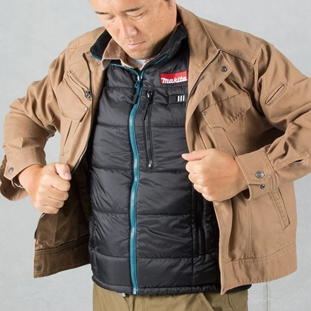 Kit Colete Térmico a Bateria CV100DZ Makita e Bateria e Aspirador de Pó