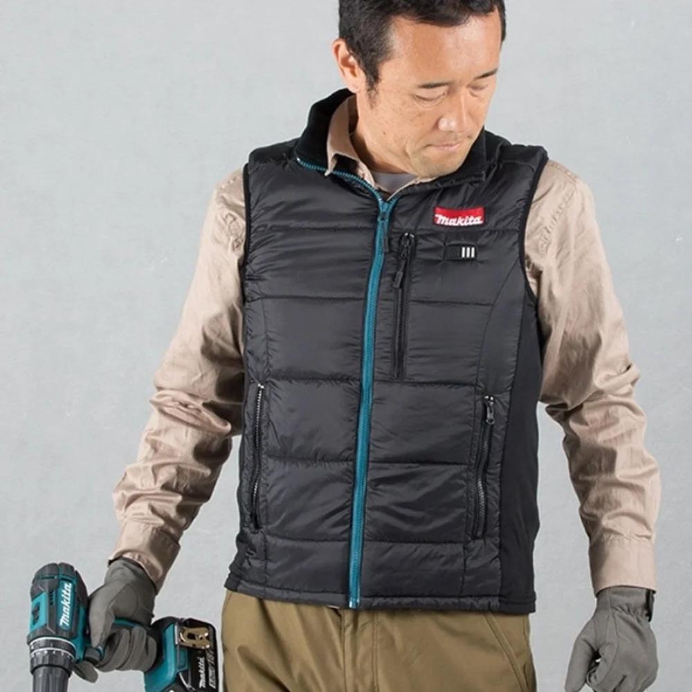 Kit Colete Térmico a Bateria CV100DZ Makita e Bateria e Aspirador de Pó